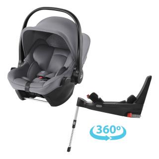 Britax Römer Autosedačka set Baby-Safe Core + Flex Base 5Z, Frost Grey