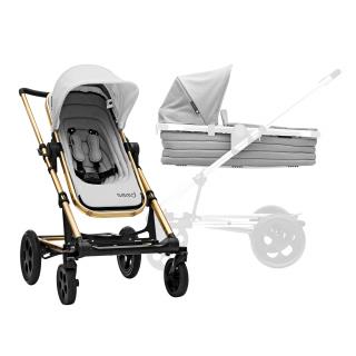 Britax Römer SET Kočárek Seed Papilio Copper, Black/Grey Melange