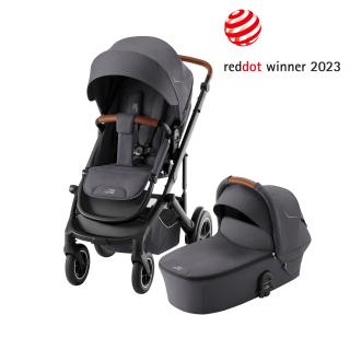 Britax Römer Set kočárek Smile 5Z + hluboká korba, Midnight Grey