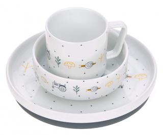 Dish Set Porcelain Garden Explorer boys