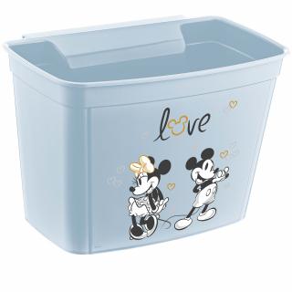 KEEEPER Odpadkový koš na přebalovací kout závěsný "Mickey", Kouřově modrá