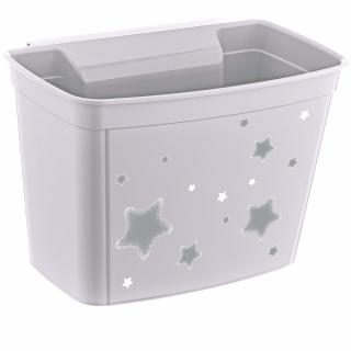 KEEEPER Univerzální závěsný box na přebalovací pult "Stars", Bílá