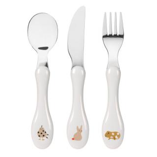 Lässig BABIES Cutlery 3pcs Little Mateys spicy orange