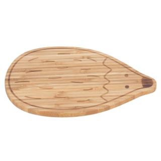 Lässig snídaňové prkénko Breakfast Board Bamboo Wood Garden Explorer hedgehog
