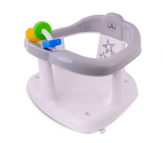 Lorelli Sedátko do vany Panda, Little stars grey