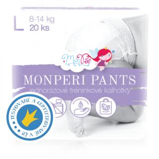 MonPeri dětské jednorázové kalhotky Pants L 8-14kg