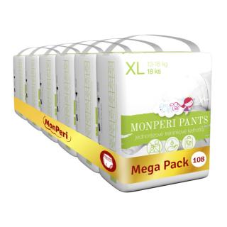 MonPeri dětské plenkové kalhotky Pants Mega Pack XL