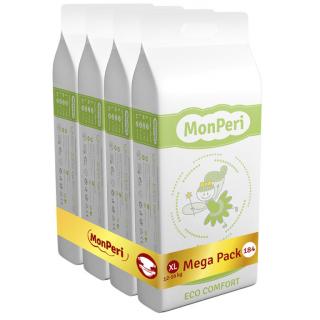 MonPeri dětské pleny ECO comfort Mega Pack XL