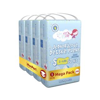 MonPeri dětské pleny Klasik Mega Pack S