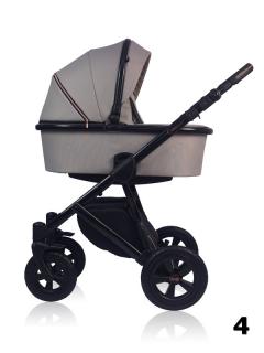 Prampol kombinovaný kočárek Celia Premium, 04 béžová