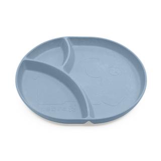 SEBRA Melaminový talířek 3 části, Powder Blue