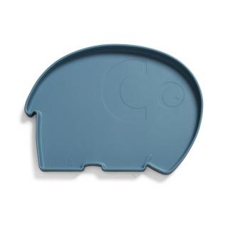SEBRA Silikonový talíř Fanto, Vintage blue