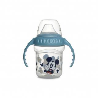 THERMOBABY Hrneček netekoucí s pítkem a držákem, Mickey
