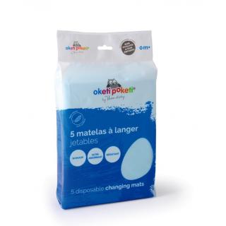 THERMOBABY Jednorázová přebalovací podložka 5 ks, White