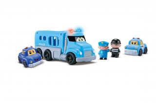 WIKY Auto policejní s efekty set 4ks