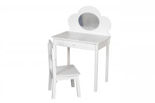 WIKY Kosmetický stolek 72,5 x 48,5 x 50 cm s židlí