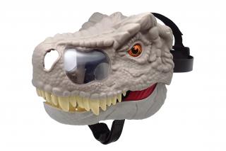 WIKY Maska na hlavu dinosaurus s efekty 28 cm