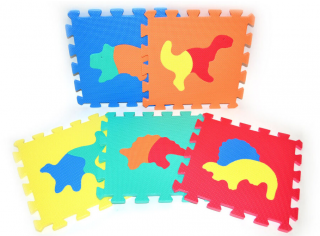 Wiky Měkké puzzle bloky DINO 32 cm