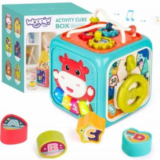 Woopie edukační senzorická kostka Montessori