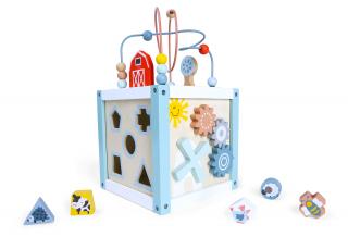ZOPA Dřevěná aktivity kostka (20 cm), 2023
