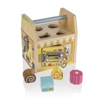 ZOPA Dřevěná montessori kostka, 2023