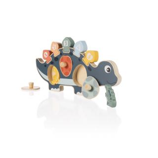 ZOPA Dřevěná puzzle dinoasurus, Wood