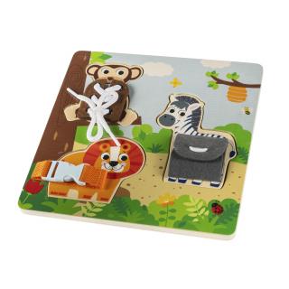 ZOPA Dřevěné montessori puzzle, Wood
