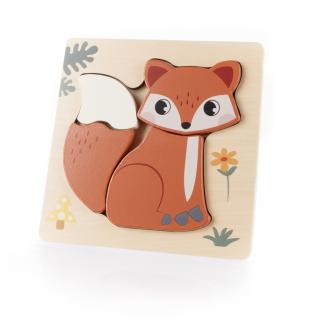 ZOPA Dřevěné puzzle malé, Fox