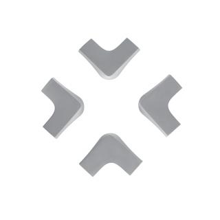 ZOPA Gumová ochrana rohů 4ks XL, Grey