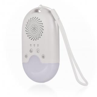ZOPA Přenosný usínací modul s LED světlem, bílým šumem a zvuky, White