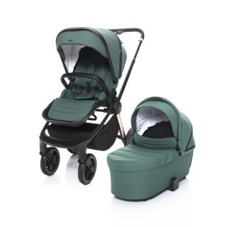 ZOPA Set kočárek Move Cross 2 + korba XL + adaptér, Antique Green/Gold
