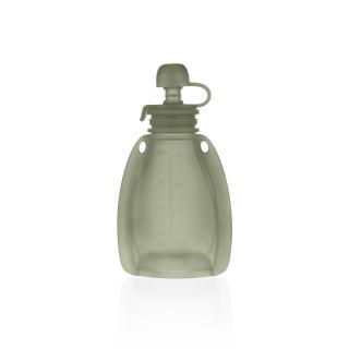 ZOPA Silikonová plnitelná kapsička na dětskou stravu, Transparent Green