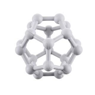 ZOPA Silikonové kousátko Atom, Dove Grey
