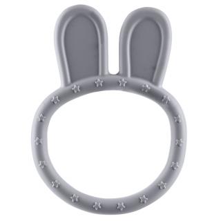 ZOPA Silikonové kousátko Rabbit, Dove Grey