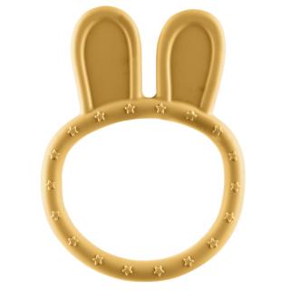 ZOPA Silikonové kousátko Rabbit, Mustard Yellow