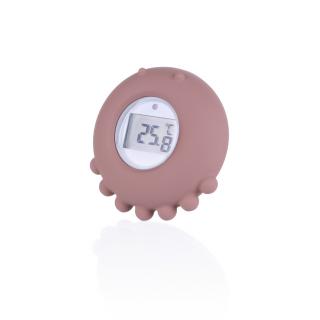 ZOPA Silikonový digitální teploměr 2v1, Old Pink