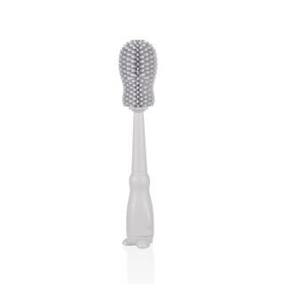ZOPA Silikonový kartáč na dětskou lahev 3v1, Light Grey