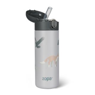 ZOPA Termoska na tekutiny s brčkem 400 ml, Mountains