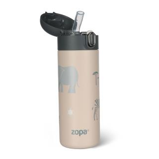 ZOPA Termoska na tekutiny s brčkem 400 ml, Safari