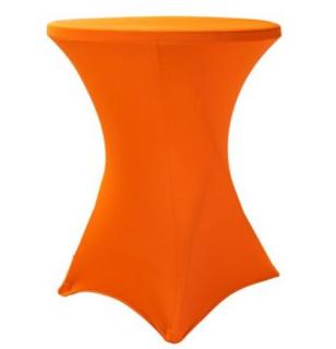 Elastický potah MIDI na koktejlový stůl Ø 60 cm (190 g/m2) Barva: oranžová