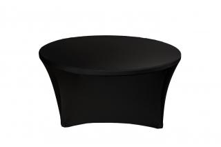 Elastický potah na kulatý stůl 94 cm Barva: černá