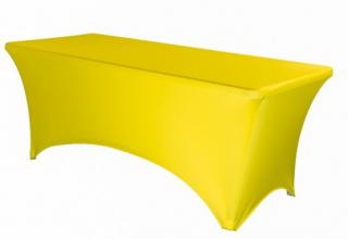 Elastický potah na stůl 122 x 60 cm (190 g/m2) Barva: žlutá