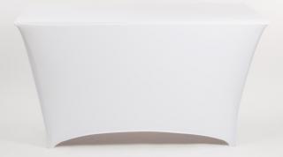 Elastický potah na stůl 122 x 61 cm Barva: bílá