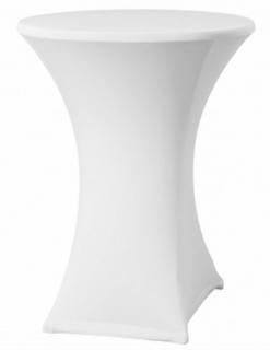 Elastický potah PRO na koktejlový stůl Ø 60 cm Barva: bílá