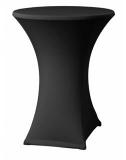 Elastický potah PRO na koktejlový stůl Ø 80 cm Barva: černá