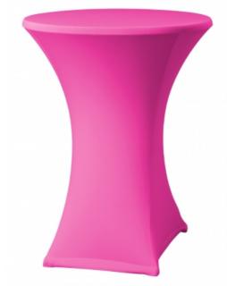 Elastický potah PRO na koktejlový stůl Ø 80 cm Barva: růžová