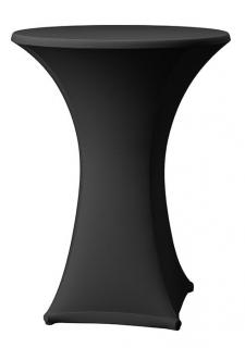 Elastický ubrus EXTRA na koktejlový stůl 70-80 cm (300 g/m2) Barva: černá