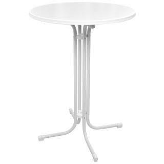 Koktejlový stůl MODENA bílý ø 80 cm