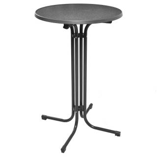 Koktejlový stůl MODENA černý ø 70 cm