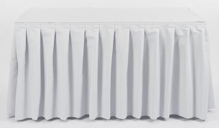 Rautová sukně šedá - zakázková výroba Délka sukně: 100 cm